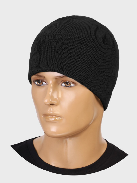 MIL-TEC CZAPKA ZIMOWA MĘSKA WATCH CAP BEANIE DWUWARSTWOWA CZARNA