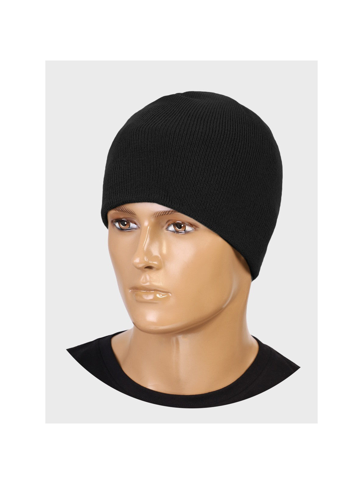 MIL-TEC CZAPKA ZIMOWA MĘSKA WATCH CAP BEANIE DWUWARSTWOWA CZARNA