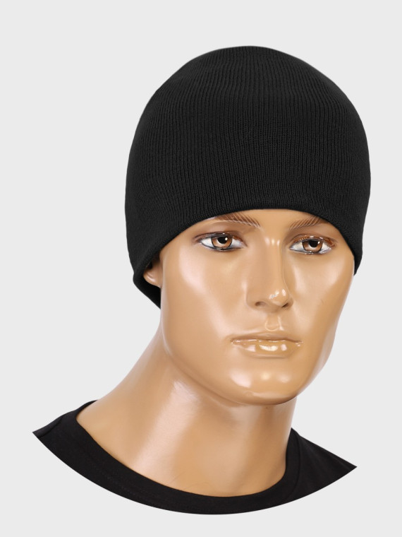MIL-TEC CZAPKA ZIMOWA MĘSKA WATCH CAP BEANIE DWUWARSTWOWA CZARNA