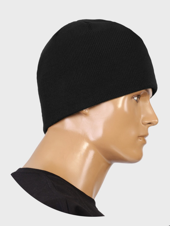 MIL-TEC CZAPKA ZIMOWA MĘSKA WATCH CAP BEANIE DWUWARSTWOWA CZARNA