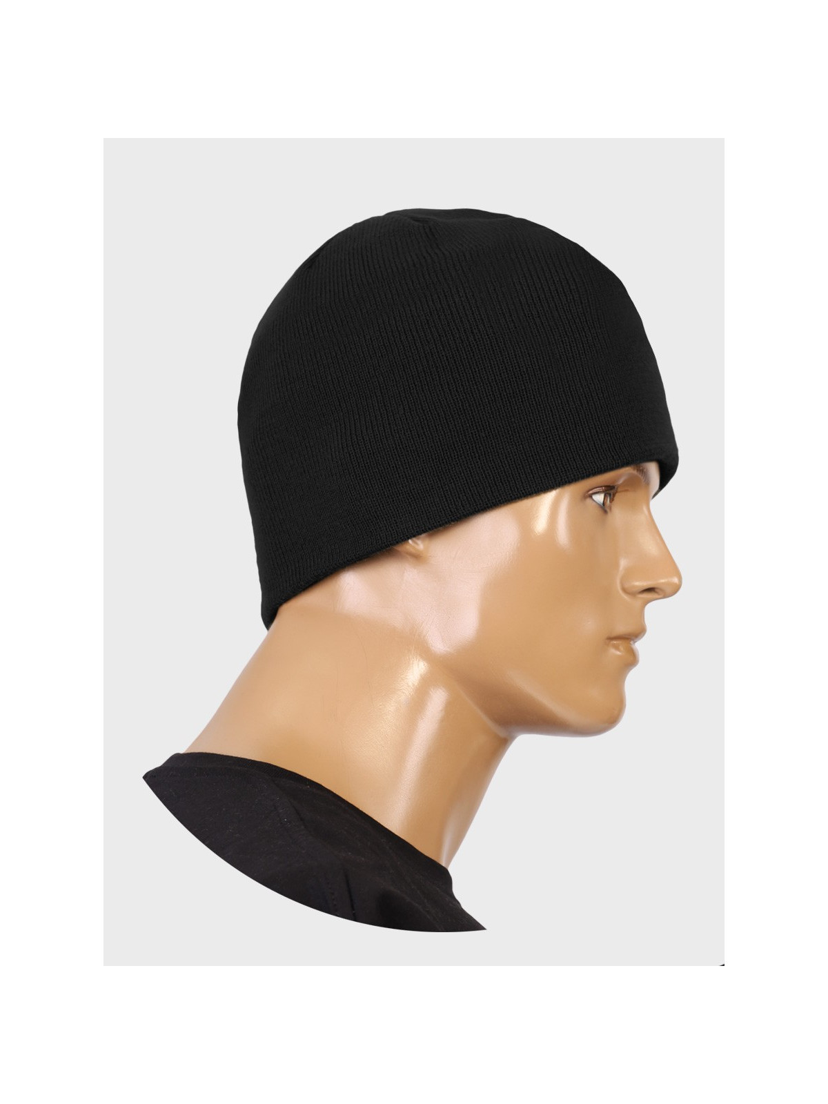MIL-TEC CZAPKA ZIMOWA MĘSKA WATCH CAP BEANIE DWUWARSTWOWA CZARNA