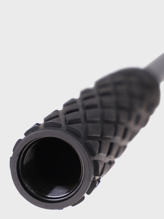 MIL-TEC Pałka Stalowa Teleskopowa 16/41 cm POLICYJNA Z KABURĄ CZARNA