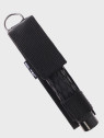 MIL-TEC Pałka Stalowa Teleskopowa 16/41 cm POLICYJNA Z KABURĄ CZARNA