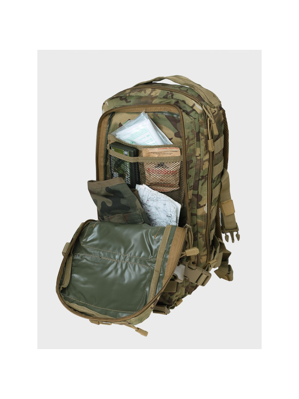 MIL-TEC PLECAK TAKTYCZNY SZTURMOWY US ASSAULT 20L ARID WOODLAND