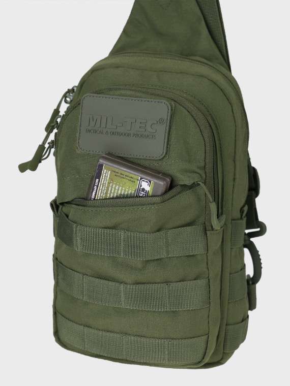 MIL-TEC Plecak na ramię taktyczny wojskowy turystyczny Crossbody Bag 4,5 l Oliwkowy