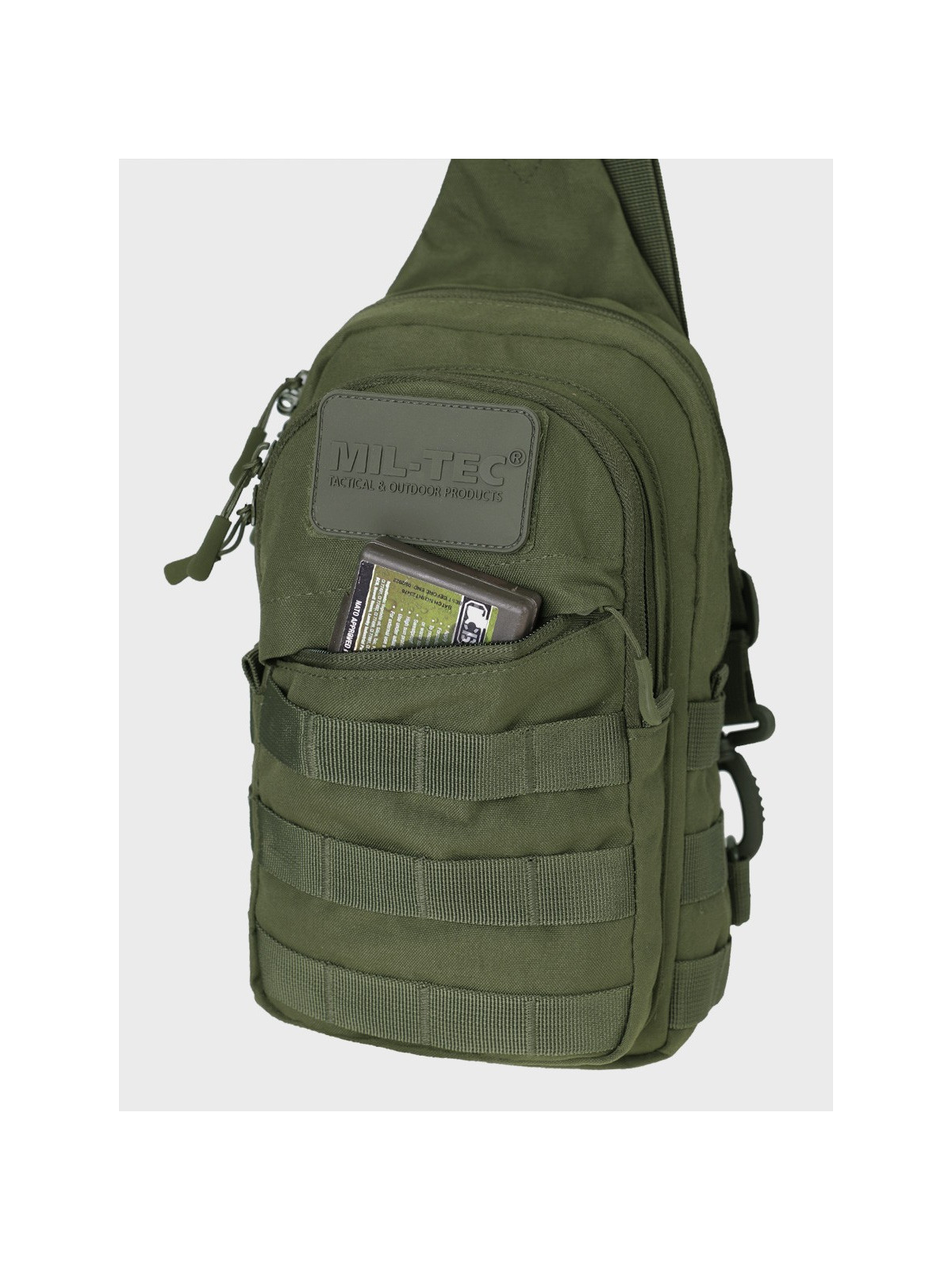 MIL-TEC Plecak na ramię taktyczny wojskowy turystyczny Crossbody Bag 4,5 l Oliwkowy