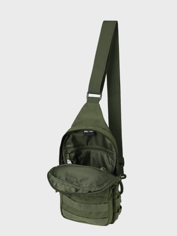 MIL-TEC Plecak na ramię taktyczny wojskowy turystyczny Crossbody Bag 4,5 l Oliwkowy