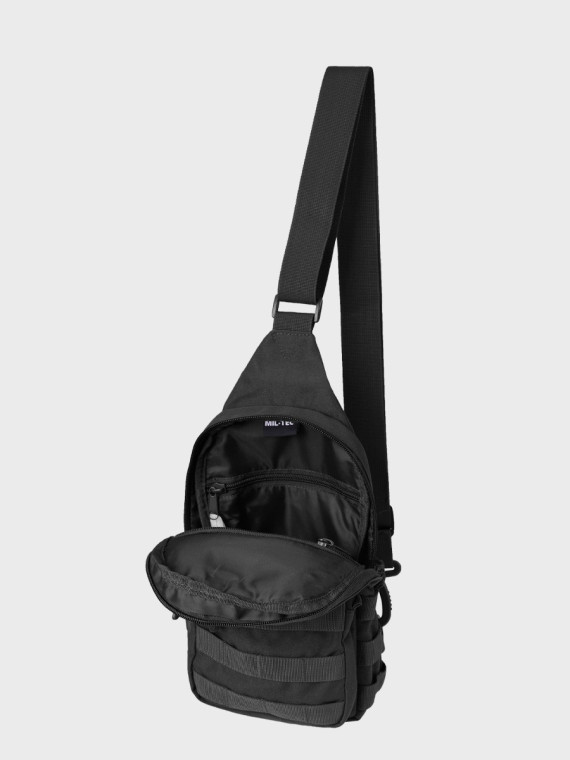 MIL-TEC Plecak na ramię taktyczny wojskowy turystyczny Crossbody Bag 4,5 l czarny