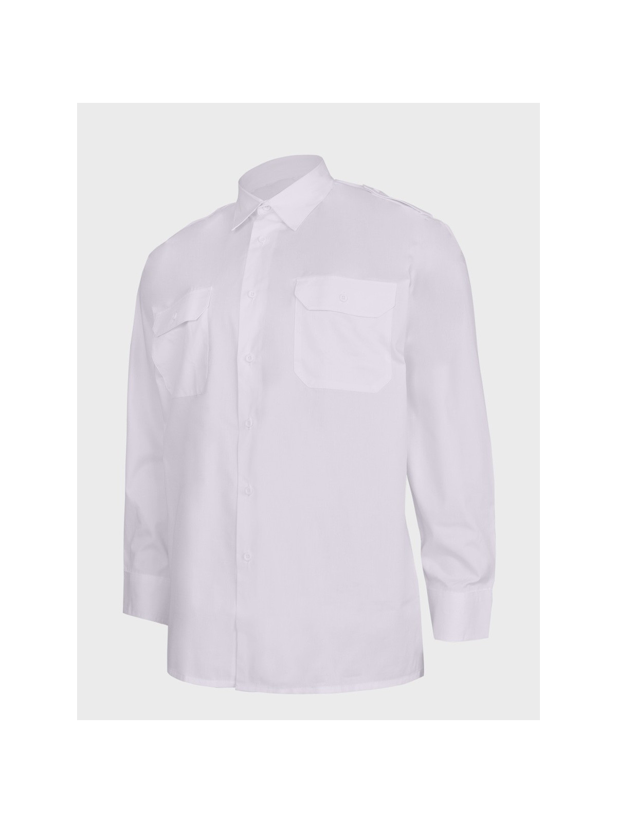 MIL-TEC Koszula Służbowa z pagonami Taktyczna LongSleeve Shirt Biała XXL