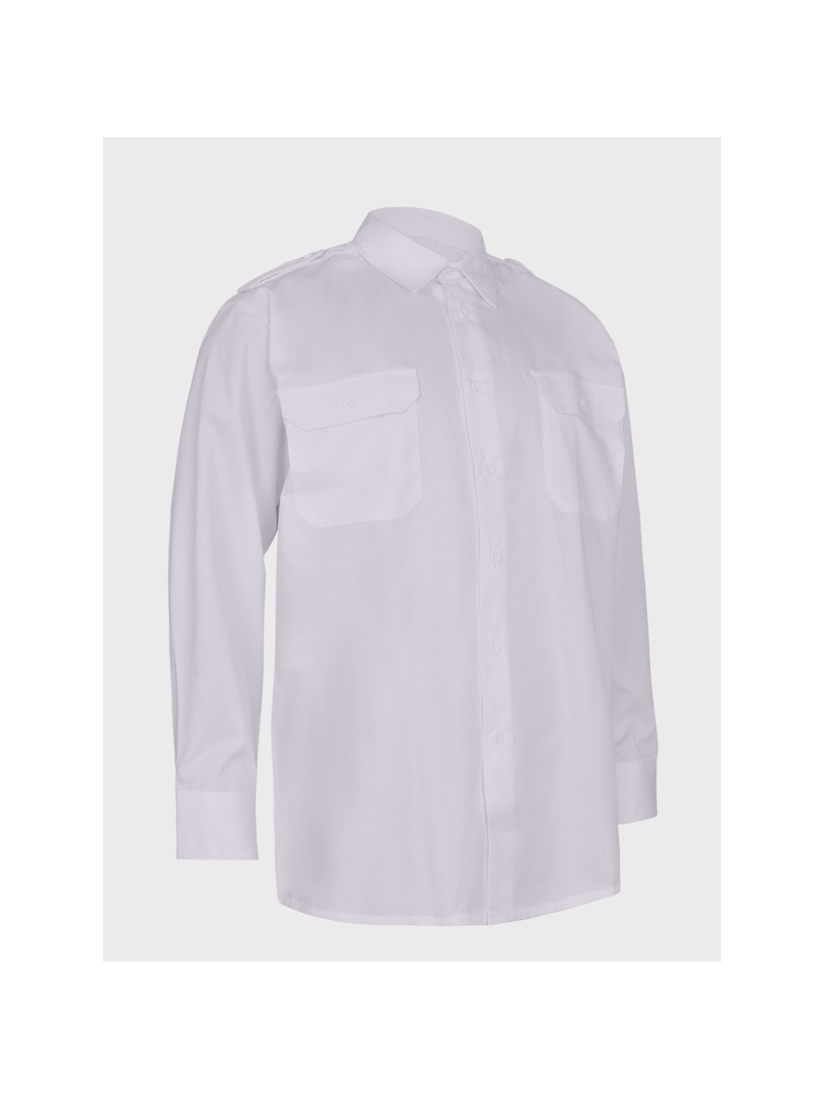 MIL-TEC Koszula Służbowa z pagonami Taktyczna LongSleeve Shirt Biała XXL