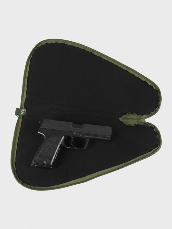 MIL-TEC POKROWIEC NA BROŃ KRÓTKĄ PISTOLET 40x22cm WYPEŁNIENIE Z PIANKI OLIWKOWY