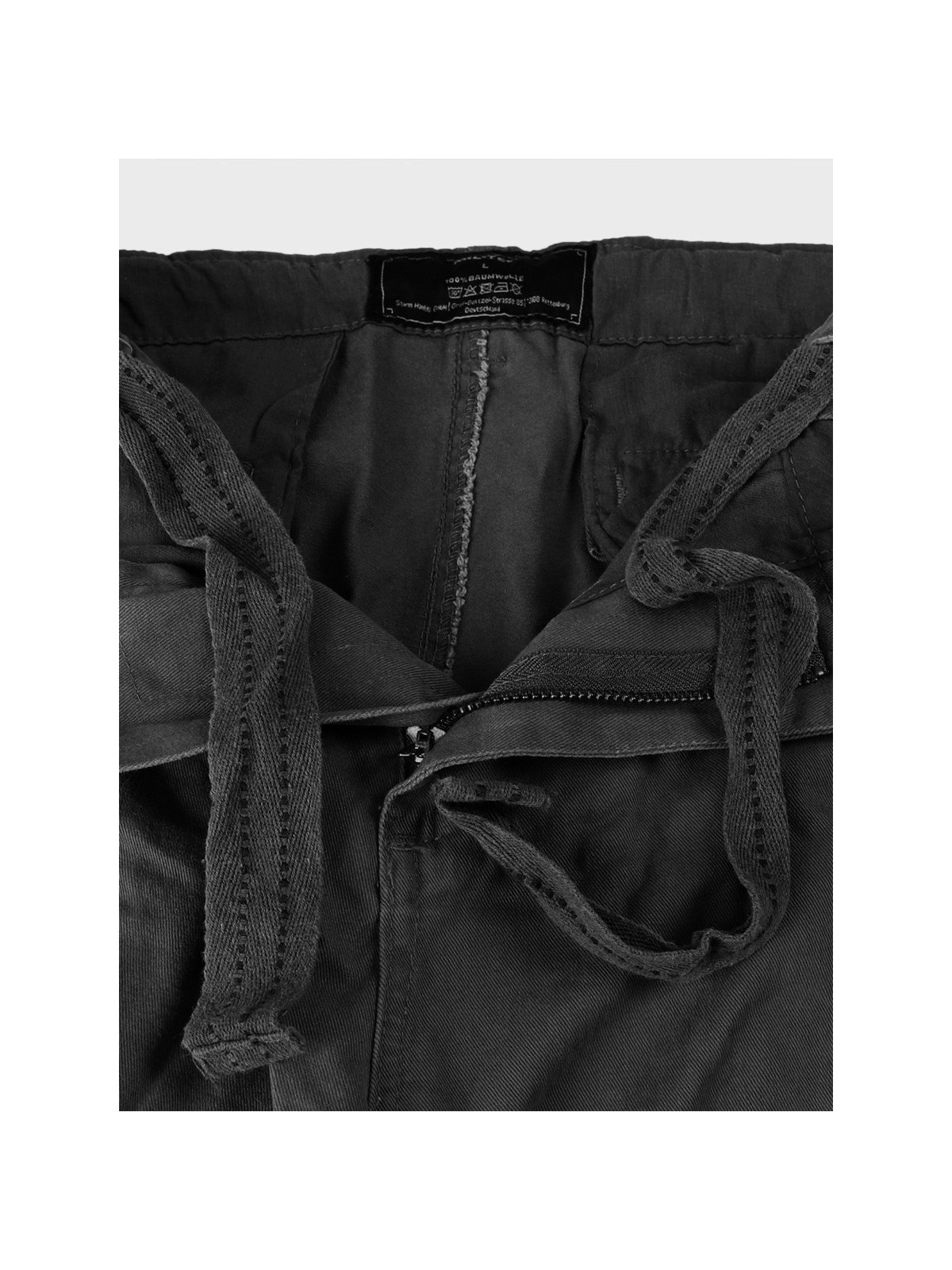 MIL-TEC Spodenki męskie Vintage Prewash czarne  XXL