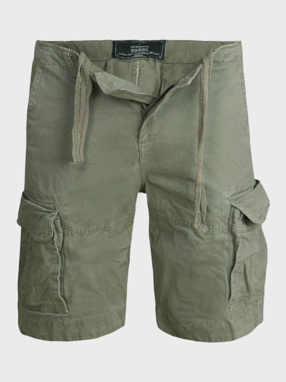 MIL-TEC Spodenki męskie Vintage Prewash oliwkowe XXL