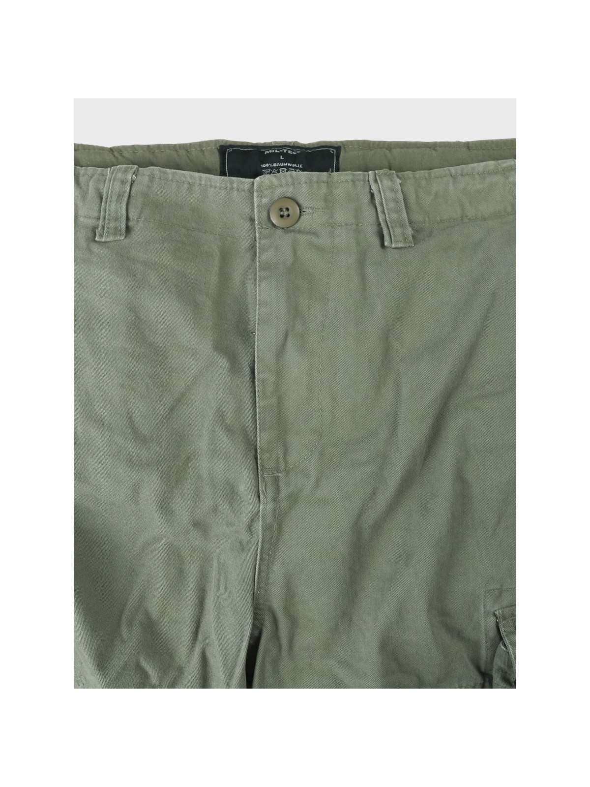 MIL-TEC Spodenki męskie Vintage Prewash oliwkowe XXL