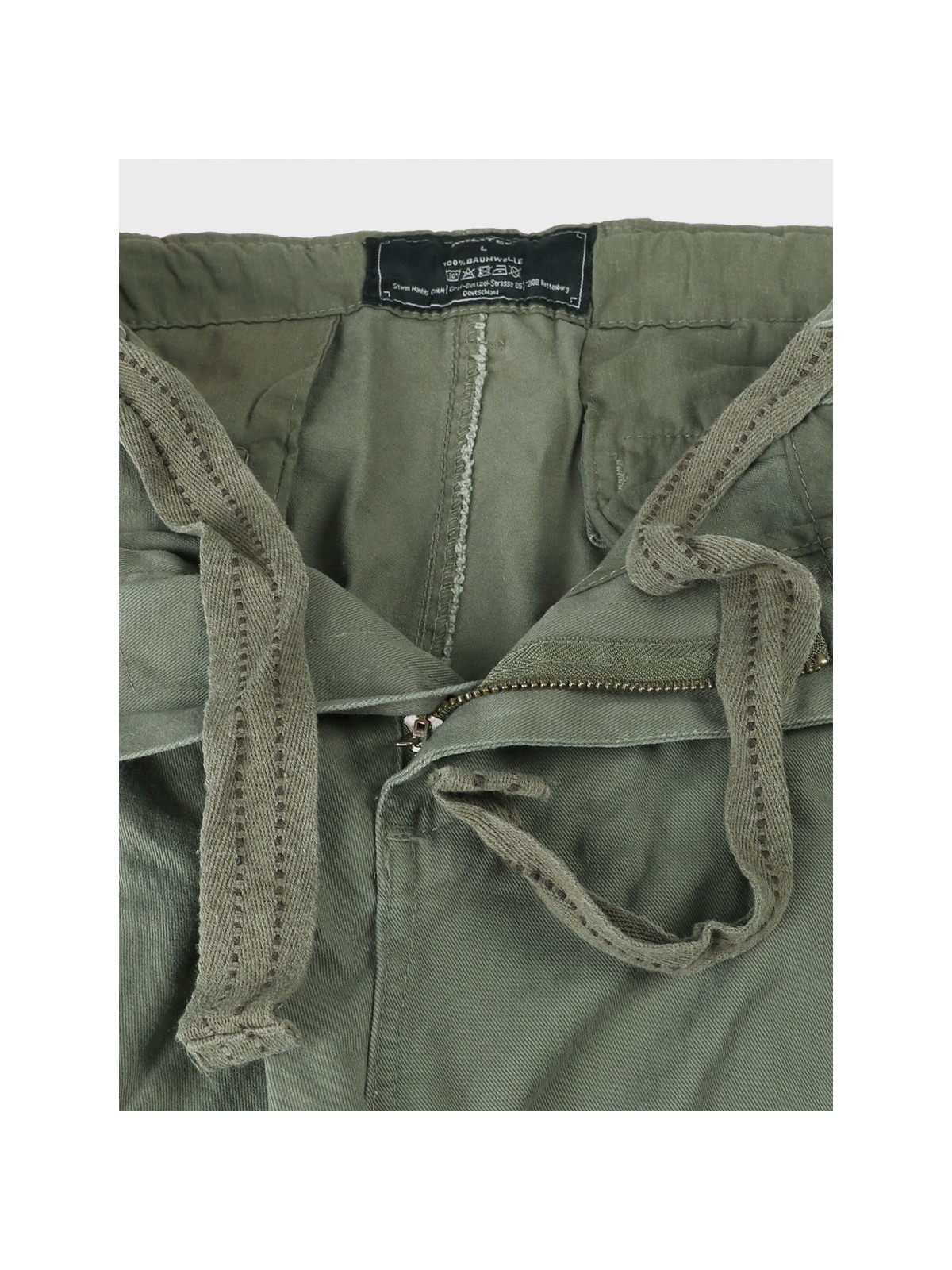 MIL-TEC Spodenki męskie Vintage Prewash oliwkowe XXL