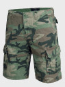 MIL-TEC Spodenki męskie Vintage Prewash woodland XXL