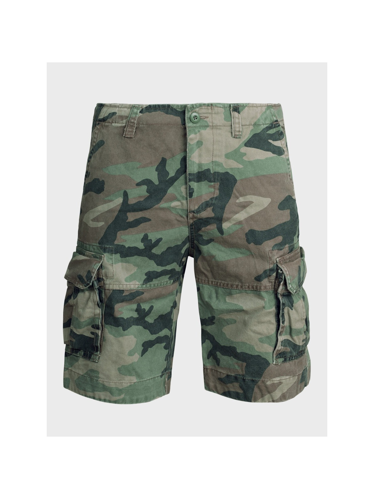 MIL-TEC Spodenki męskie Vintage Prewash woodland XXL