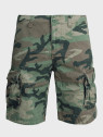 MIL-TEC Spodenki męskie Vintage Prewash woodland XXL