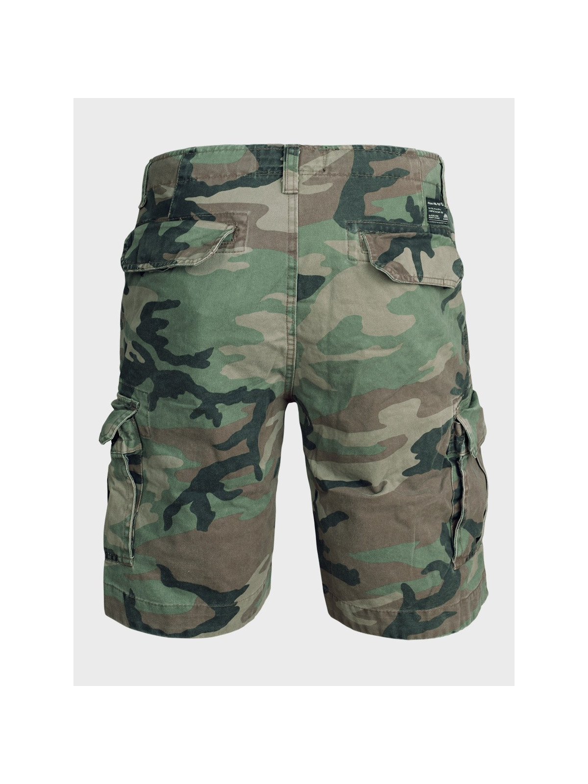 MIL-TEC Spodenki męskie Vintage Prewash woodland XXL