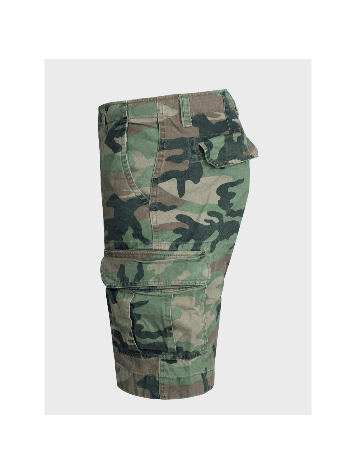 MIL-TEC Spodenki męskie Vintage Prewash woodland XXL