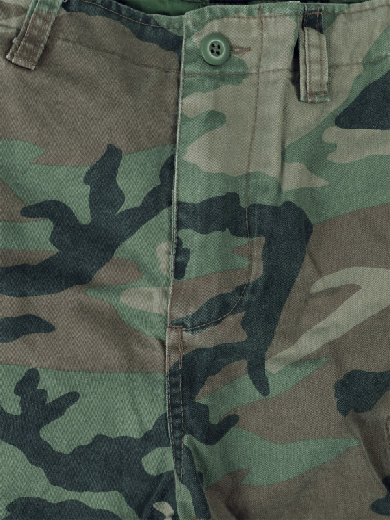 MIL-TEC Spodenki męskie Vintage Prewash woodland XXL
