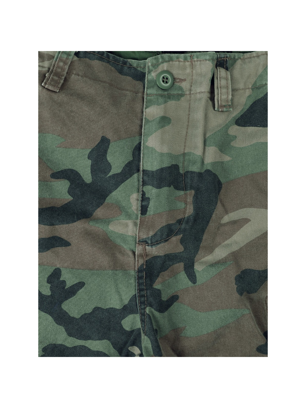 MIL-TEC Spodenki męskie Vintage Prewash woodland XXL