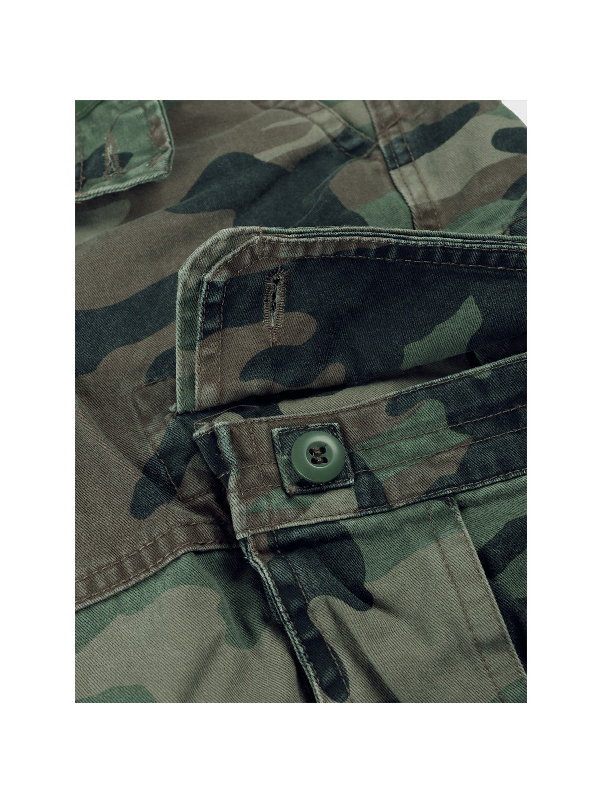 MIL-TEC Spodenki męskie Vintage Prewash woodland XXL