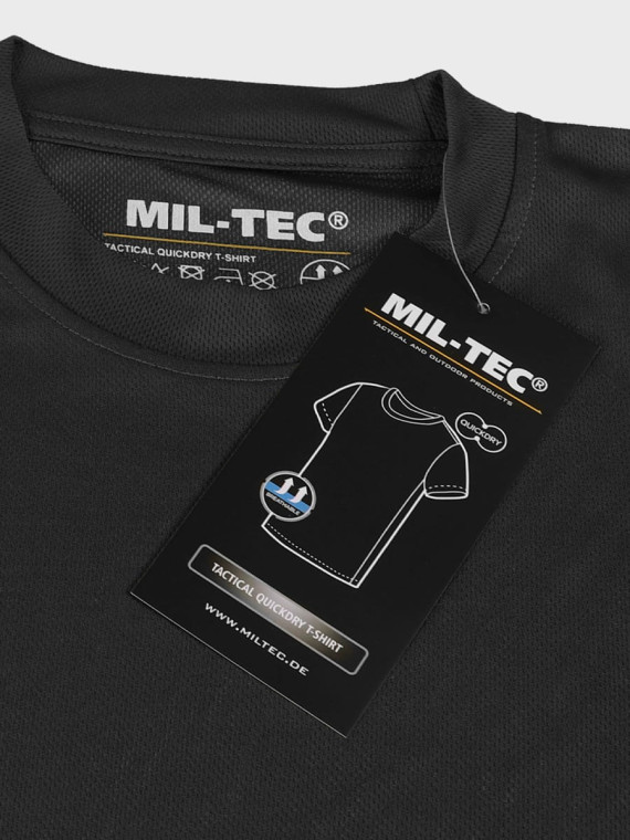 MIL-TEC Koszulka Termoaktywna TACTICAL QUICK DRY Czarna S