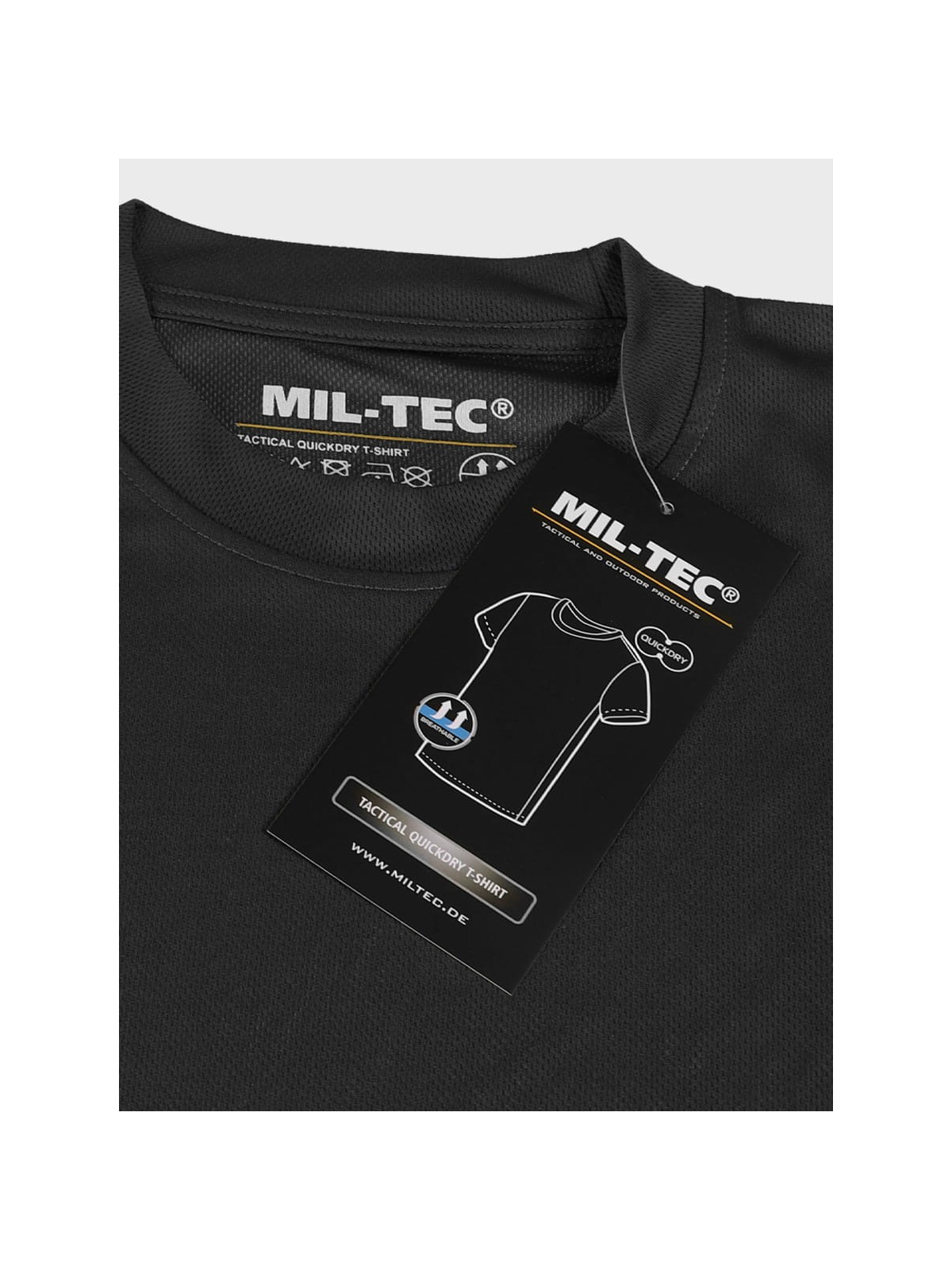 MIL-TEC Koszulka Termoaktywna TACTICAL QUICK DRY Czarna S