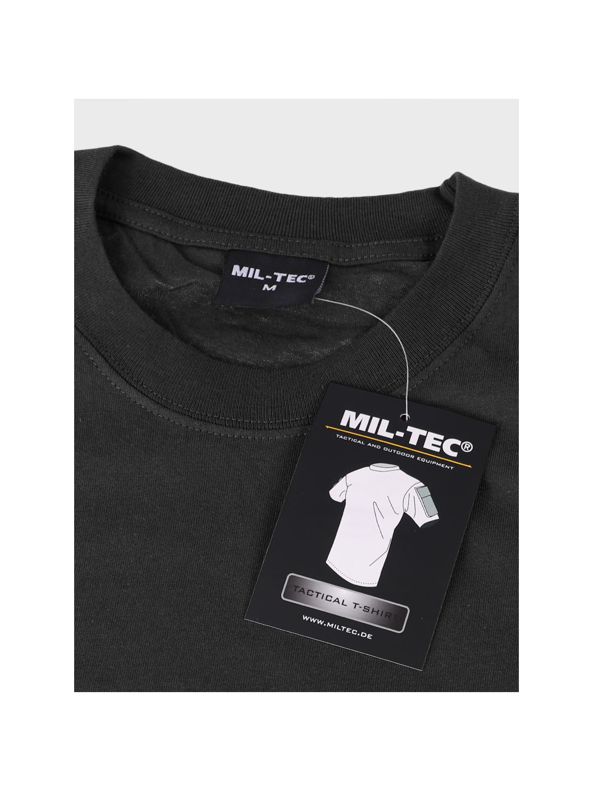 MIL-TEC KOSZULKA TAKTYCZNA BAWEŁNIANA CZARNA XXL