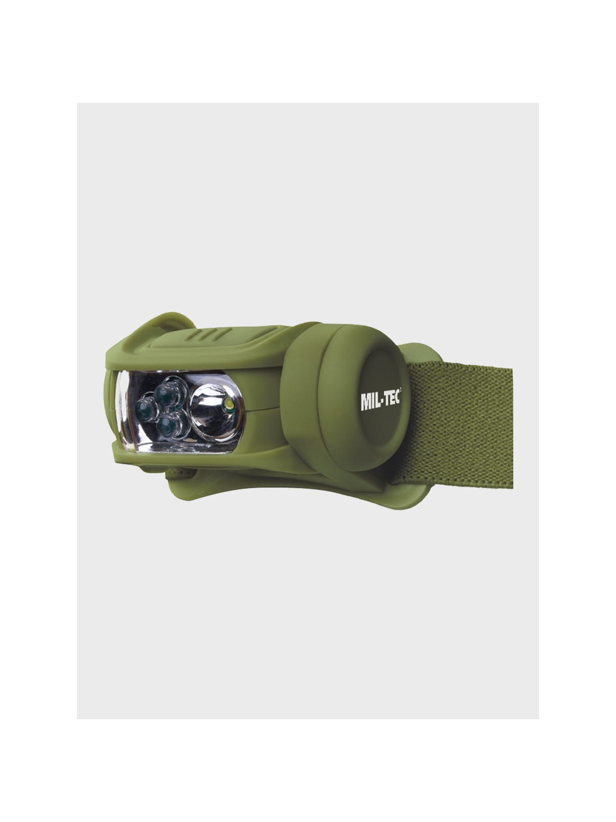 MIL-TEC Latarka czołowa 65 Lumenów 4 Kolory Oliwkowa