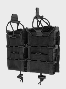 MIL-TEC Ładownica Podwójna na Magazynki AR/AK Open Flex Double Czarna