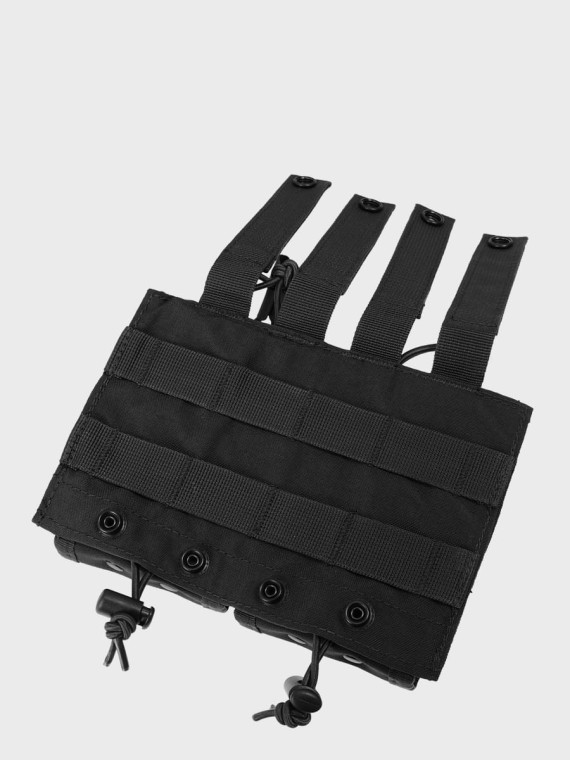 MIL-TEC Ładownica Podwójna na Magazynki AR/AK Open Flex Double Czarna