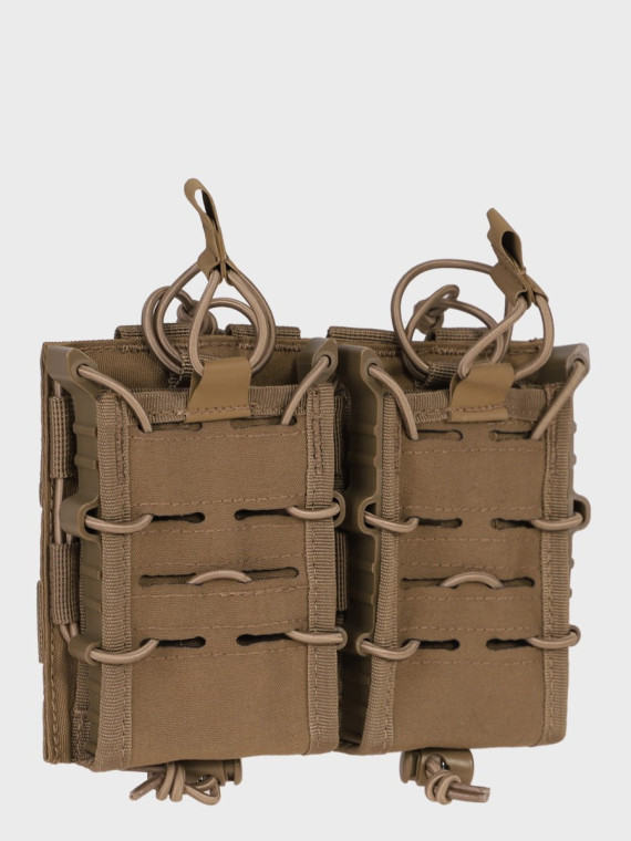 MIL-TEC Ładownica Podwójna na Magazynki AR/AK Open Flex Double Coyote