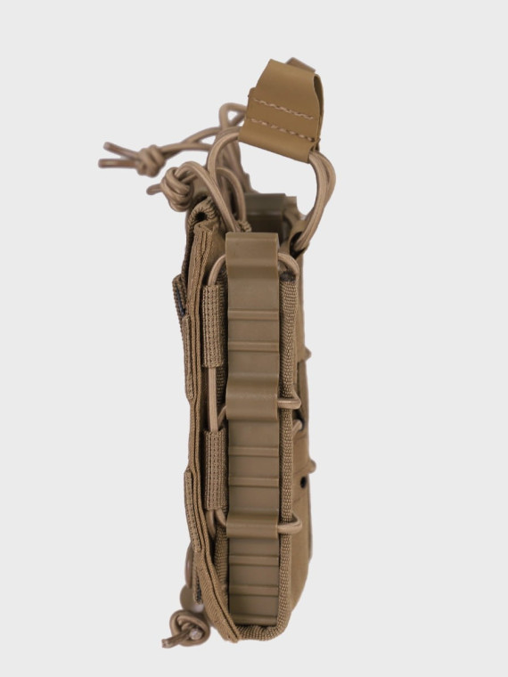 MIL-TEC Ładownica Podwójna na Magazynki AR/AK Open Flex Double Coyote
