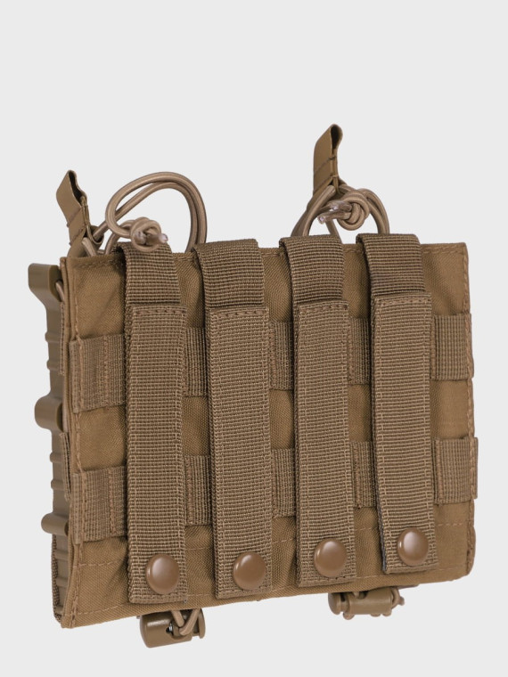 MIL-TEC Ładownica Podwójna na Magazynki AR/AK Open Flex Double Coyote