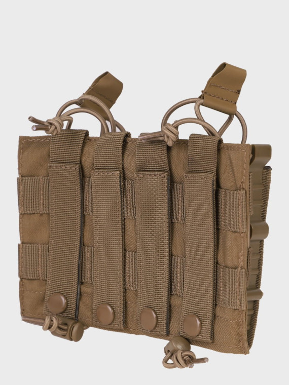 MIL-TEC Ładownica Podwójna na Magazynki AR/AK Open Flex Double Coyote