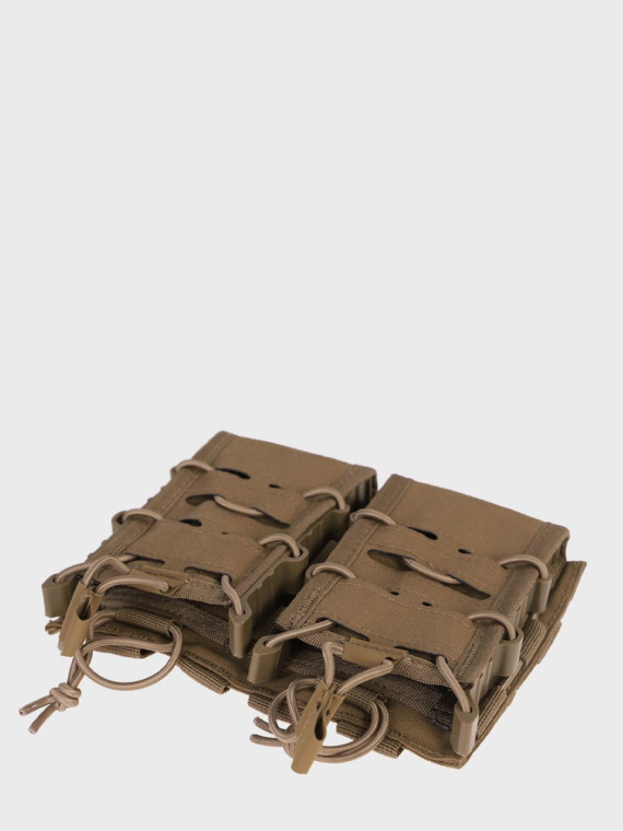MIL-TEC Ładownica Podwójna na Magazynki AR/AK Open Flex Double Coyote