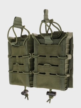 MIL-TEC Ładownica Podwójna na Magazynki AR/AK Open Flex Double Oliwkowa