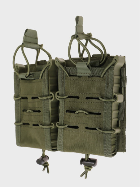 MIL-TEC Ładownica Podwójna na Magazynki AR/AK Open Flex Double Oliwkowa