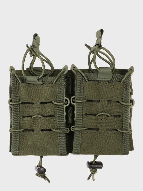 MIL-TEC Ładownica Podwójna na Magazynki AR/AK Open Flex Double Oliwkowa