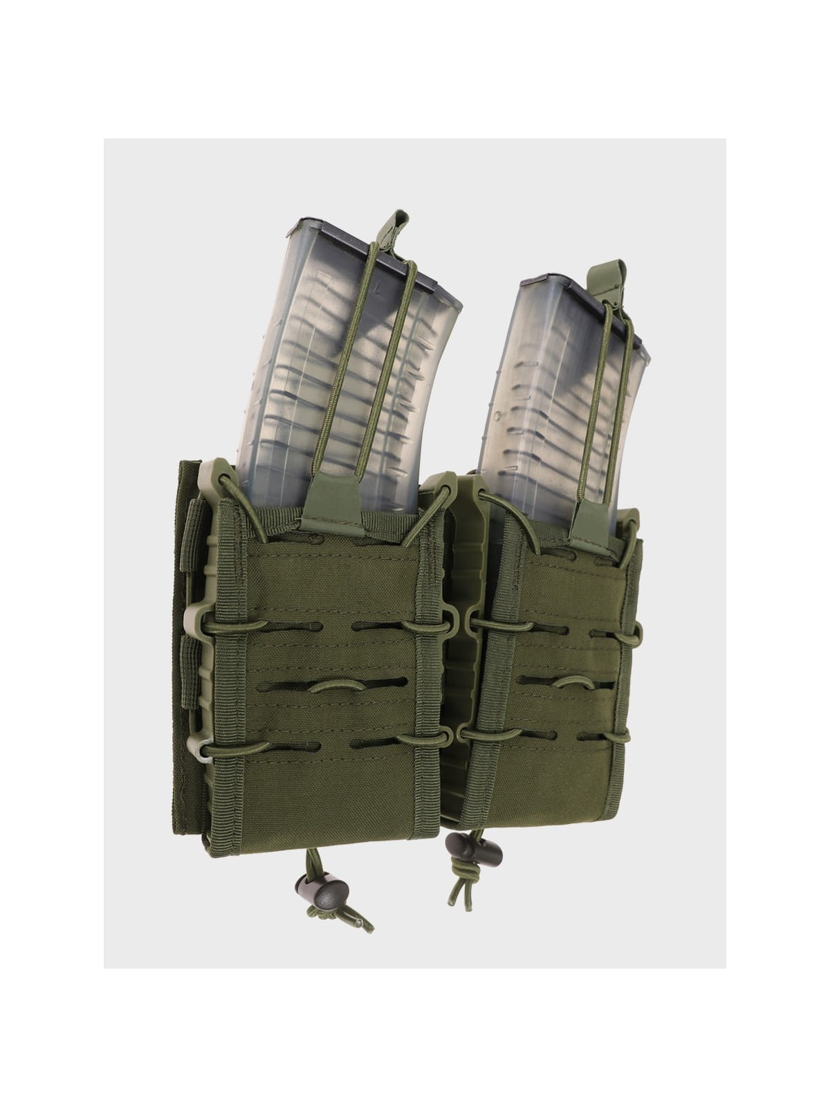 MIL-TEC Ładownica Podwójna na Magazynki AR/AK Open Flex Double Oliwkowa