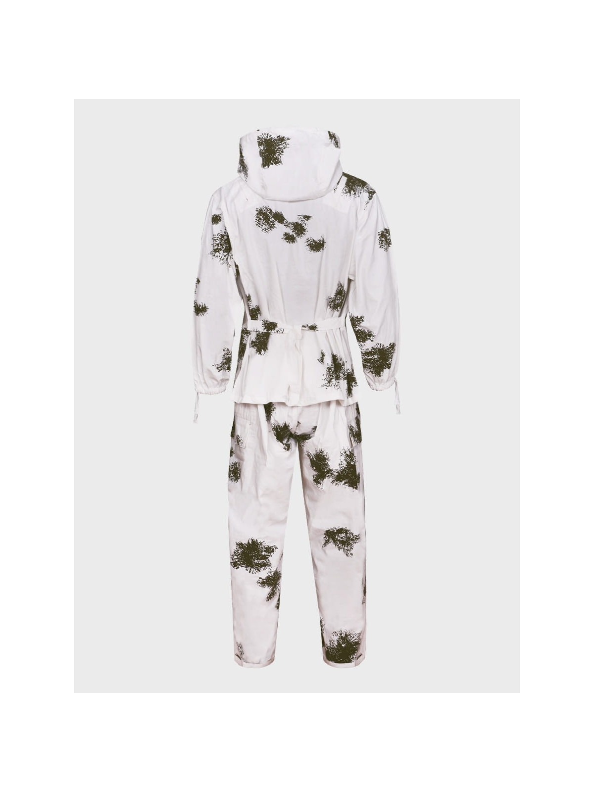 MIL-TEC Maskałata BW Komplet Bluza + Spodnie Kamuflaż Zimowy  Snow Camo XXL