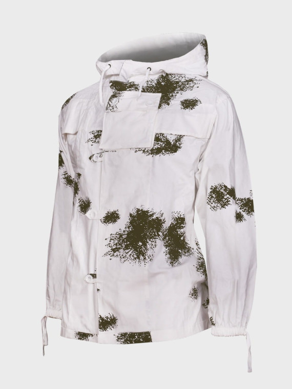 MIL-TEC Maskałata BW Komplet Bluza + Spodnie Kamuflaż Zimowy  Snow Camo XXL
