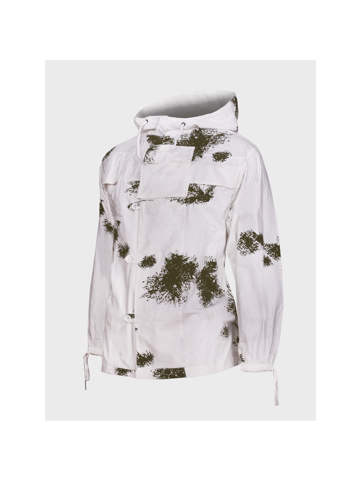 MIL-TEC Maskałata BW Komplet Bluza + Spodnie Kamuflaż Zimowy  Snow Camo XXL