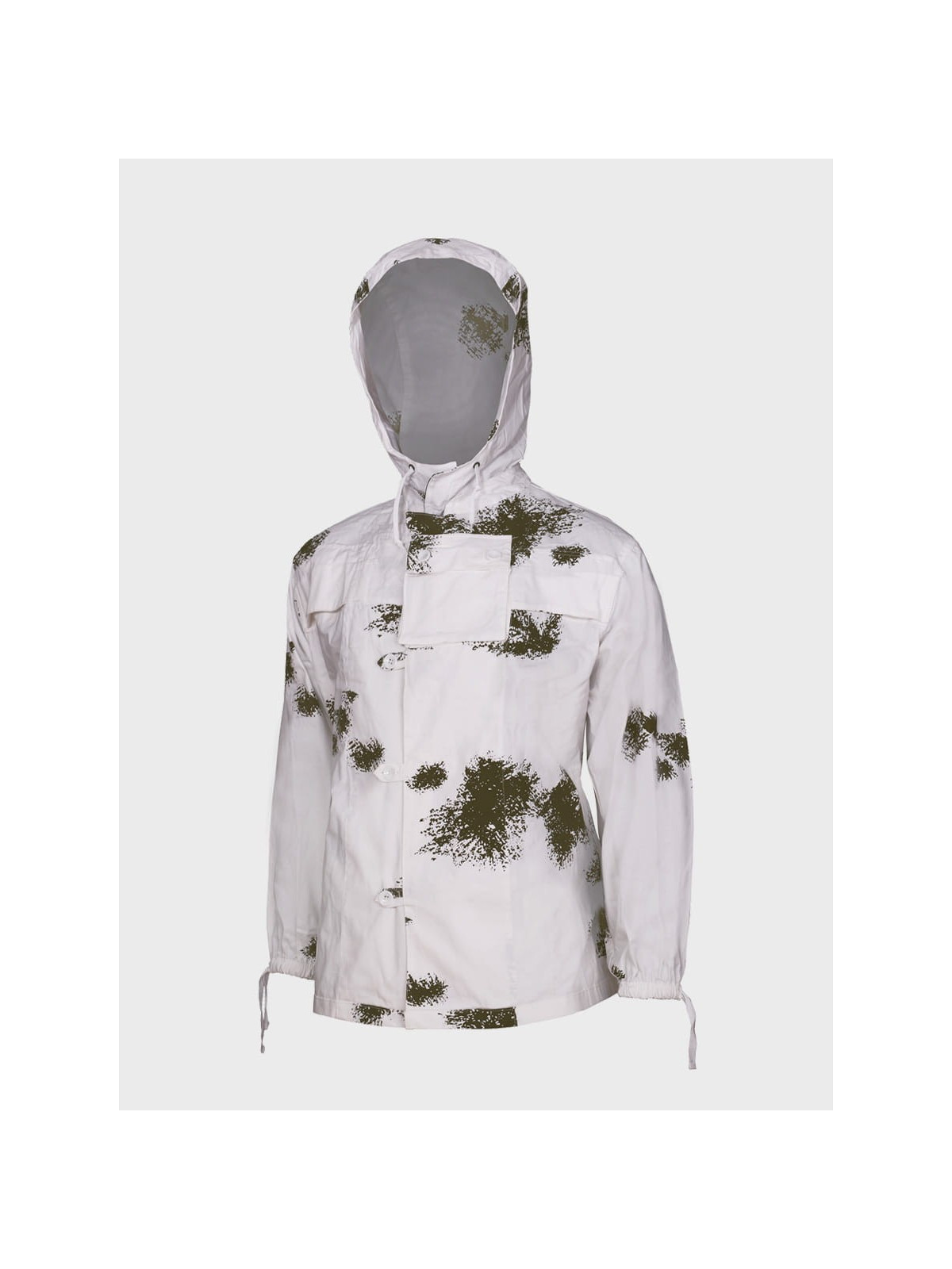 MIL-TEC Maskałata BW Komplet Bluza + Spodnie Kamuflaż Zimowy  Snow Camo XXL