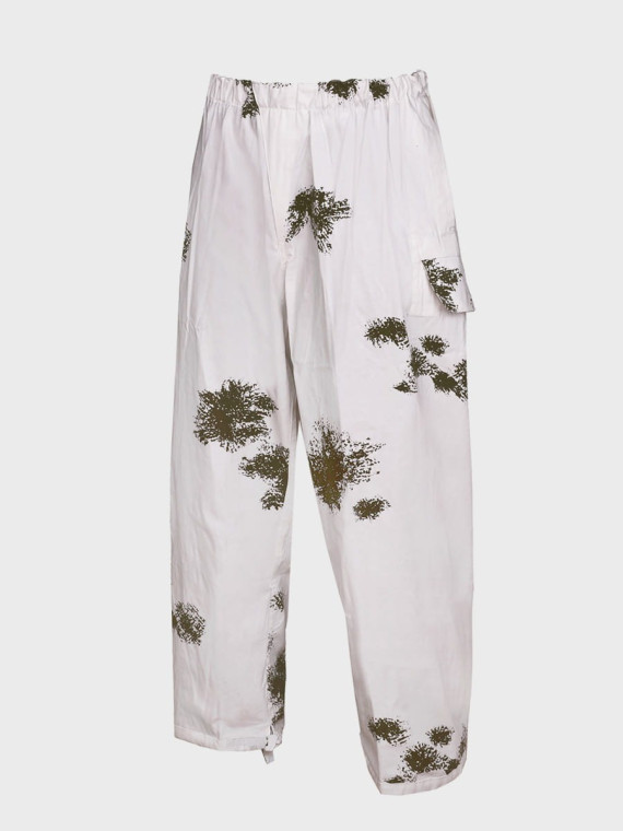 MIL-TEC Maskałata BW Komplet Bluza + Spodnie Kamuflaż Zimowy  Snow Camo XXL