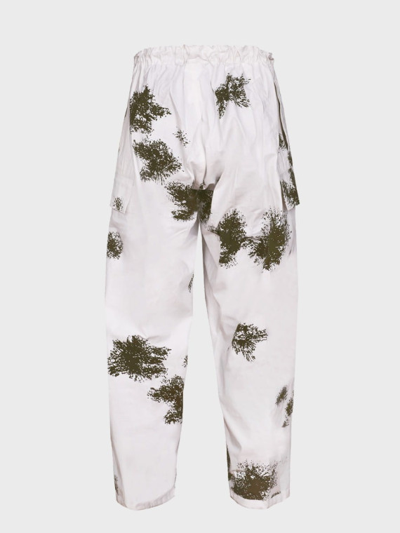 MIL-TEC Maskałata BW Komplet Bluza + Spodnie Kamuflaż Zimowy  Snow Camo XXL