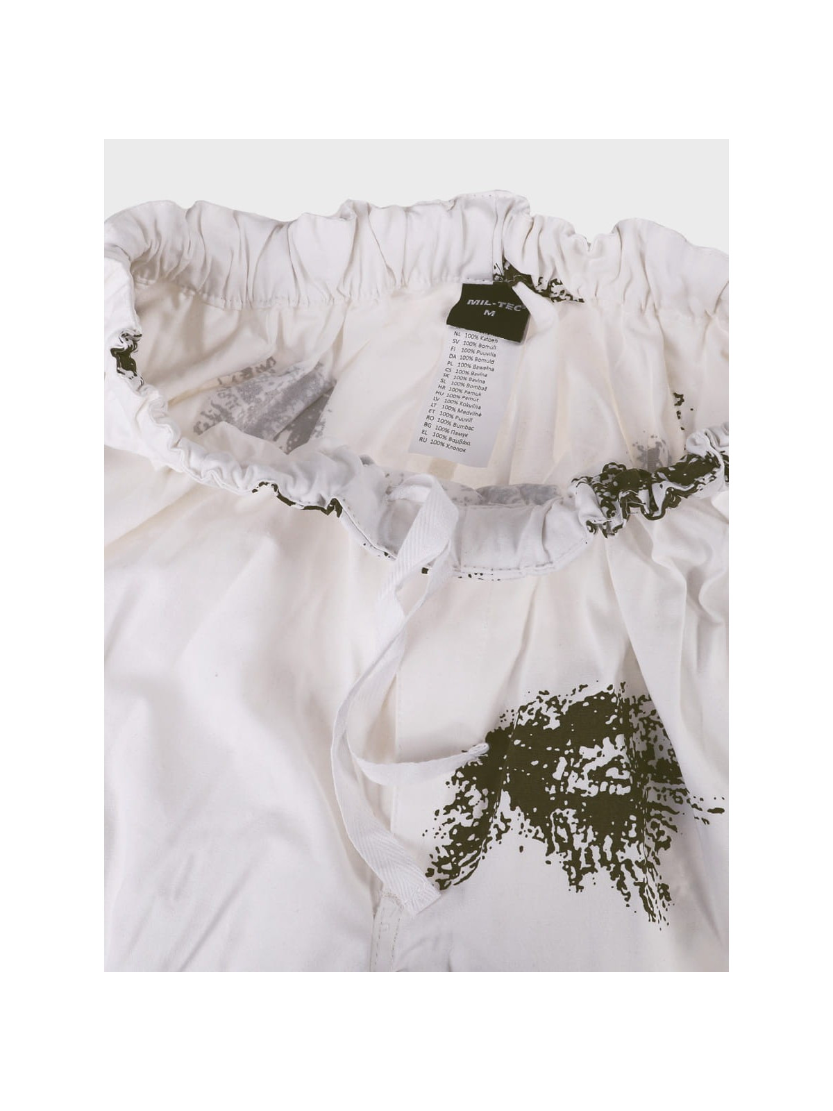 MIL-TEC Maskałata BW Komplet Bluza + Spodnie Kamuflaż Zimowy  Snow Camo XXL