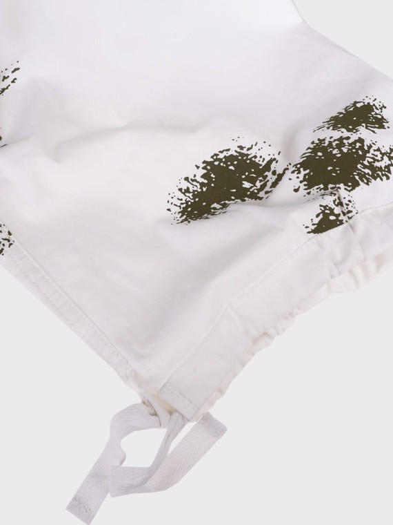 MIL-TEC Maskałata BW Komplet Bluza + Spodnie Kamuflaż Zimowy  Snow Camo XXL